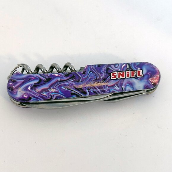 Rare Find! Wenger Snife Waves Swiss Army Knife, discontinued, model 19301 Purple - Picture 5 of 7